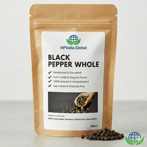 Pimienta Negra Cruda HP Valia Premium, Secada al Sol, Grado Alimenticio, a Granel, Grado de Exportación, de la India - Product Image 5