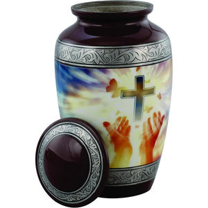 Urne de crémation artisanale Urne de crémation artisanale Urne de crémation décorative pour cendres humaines Maisons funéraires de qualité supérieure - Product Image 5