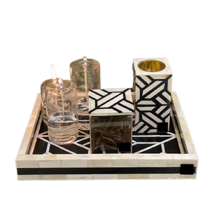 Ramadan Gift Set <b>Electric</b> Bakhoor <b>Incense</b> <b>Burner</b> with Traditional Bone Inlay Mop Wood Material From Traditional Arabian Design - Product Image 1