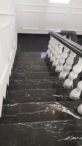 Escaleras de barandilla de mármol de ónix de diseño moderno en tamaños personalizados, pasamanos de escalera de mármol, pasamanos de mármol, balaustres interiores para escaleras - Product Image 2