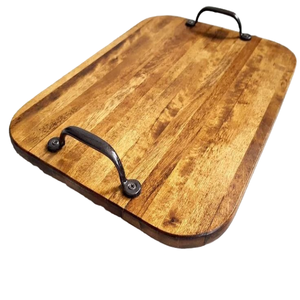 Plateau de service en métal Plateau décoratif rond pour cuisine Table à manger Café Bar Home Party Use Modern Design - Product Image 3