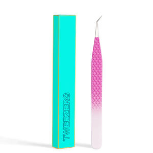 Pinzas de Precisión de Acero Inoxidable para Extensión de Pestañas, Herramienta de Belleza Profesional para una Aplicación Precisa de Pestañas - Product Image 3