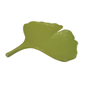 Nouveauté : Plateau en aluminium à motif de feuilles avec finition dorée, plateau décoratif en aluminium, bol de service pour desserts en métal - Product Image 4