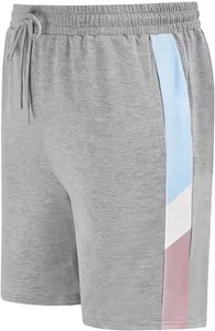 ชุดวิ่งแบบสตรีทแวร์ชุดวอร์มผ้าฝ้าย100% สำหรับผู้ชายชุดเสื้อยืดพิมพ์ลายพัฟและกางเกงขาสั้นสำหรับฤดูร้อนตามสั่ง - Product Image 4