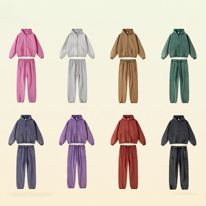 Haute qualité 100% coton Logo personnalisé sweats à capuche fabricants hommes fermeture éclair bouffée Vintage lavage impression Double fermeture éclair lavage à l'acide à capuche - Product Image 6