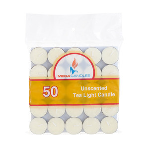 CGA082-I - 1.5 <b>Tea</b> <b>Light</b> Candle - Ivory - Product Image 1