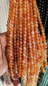 Piedra preciosa natural de alta calidad cornalina roja ágata no teñida Jap Mala 108 cuentas Rosario Tasbih oración Mala - Product Image 6