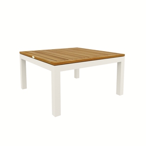 TABLE BASSE CARRÉE AVEC HPL/TECK BOIS (LCO/042/008) - Product Image 4
