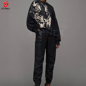 Sudadera estampada con estilo de alta calidad para mujer con elegante corte en la espalda ropa de invierno hecha a medida mejor diseño sudadera para mujer - Product Image 6