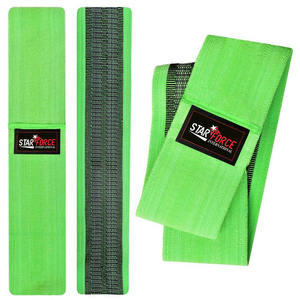 Juego de bandas de resistencia de tela de cadera para piernas glúteos Yoga gimnasio logotipo personalizado de alta calidad impreso ejercicio Fitness círculo botín - Product Image 6