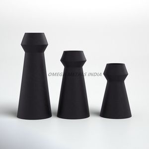 Jarrón Decorativo Alto con Aspecto Esculpido para Decoración de Vestíbulo de Hotel, Fabricante Mayorista de Tamaños Personalizados OEM ODM - Product Image 2