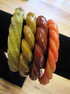 Bracelets en résine imperméables de créateur pour femmes, finition lisse, look tendance, bijoux fantaisie, couleurs personnalisées, style ethnique, désinfectant pour les mains - Product Image 2