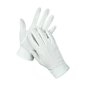 Gants de Régalia Maçonnique Personnalisés en Coton Pur de Qualité Supérieure avec Broderie Patchwork Personnalisée Écologique et Compatible Écran Tactile - Product Image 5