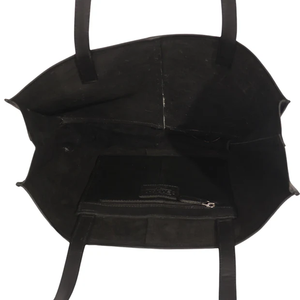 Bolso de mujer hecho de cuero de vaca natural y pelo en el elegante monedero de cuero genuino - Product Image 4