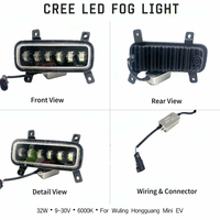 Phare antibrouillard blanc 32W 9-30V 6000K avec faisceau de câblage DRL 23969396 pour remplacement Wuling Hongguang Mini EV - Vente en gros