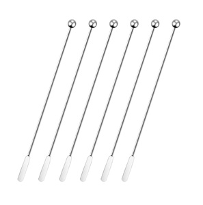 Cuchara de cóctel de acero inoxidable de diseño en espiral con herramienta de barra de mango largo para mezclar cócteles - Product Image 6