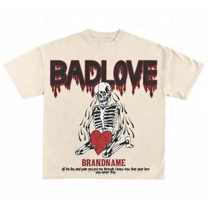 เสื้อยืดคอกลมคลาสสิกสำหรับผู้ชาย ผ้าฝ้าย 100% พรีเมียม พิมพ์ลาย/ย้อมสีพื้น ป้องกันรอยยับ ระบายอากาศได้ดี ใช้ได้ทั้งฤดูร้อนและฤดูใบไม้ร่วง - Product Image 4