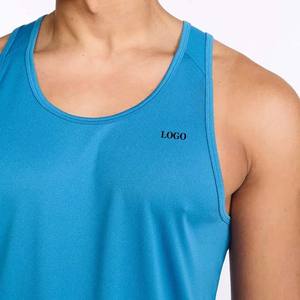 2024 vêtements pour hommes Fitness débardeurs de haute qualité pas cher prix sous chemises coton Polyester respirant Gym gilet hommes débardeurs - Product Image 3