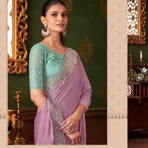 ชุดงานปักสไตล์แฟนซีผ้าไหมแท้นิ่มสำหรับผู้หญิงดีไซน์สวยงานปักลวดลายแฟนซีงานแต่งงานสไตล์ดั้งเดิม - Product Image 1