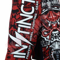 Shorts de combat MMA pour hommes, nouvelle conception, légers, respirants, impression par sublimation personnalisée, taille élastique.