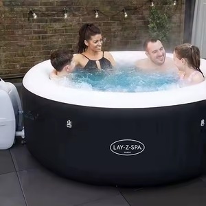 Best Quality LAY Z SPA MIAMI AIRJET <b>INFLATABLE</b> HOT TUB MODEL 2-4 PERSON - Product Image 1