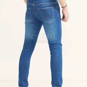 Pantalons en jean de couleur unie de la meilleure qualité pour hommes à prix avantageux Nouveau style Utilisation en extérieur Pantalons pour hommes lavés - Product Image 3