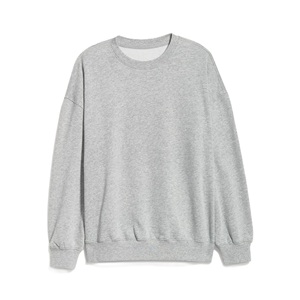 Primavera Otoño Invierno cuello redondo transpirable manga larga Casual moda Crop Tops transpirable Sudadera Mujer recortada pulóveres - Product Image 1