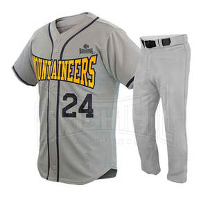 Nuevo estilo Jersey de béisbol Uniforme de béisbol clásico Uniforme de béisbol de secado rápido Ropa de poliéster - Product Image 2
