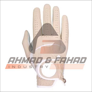 Gants de golf en cuir respirants et durables, blancs, pour main gauche et droite, à doigts complets, haute qualité - Product Image 2