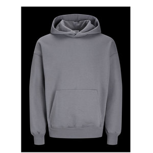 OEM Hombres Sudaderas con capucha de hombro caído de manga larga de alta calidad Casual Etiqueta privada de gran tamaño Sudaderas con capucha para los hombres Sudaderas - Product Image 2