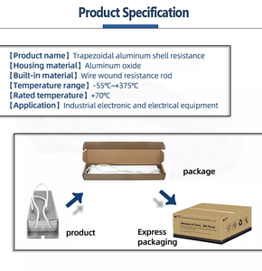 Điện trở vỏ nhôm công suất cao rxlg 100W 200W 300W 400W 500W 800W 1000W VFD phanh điện trở - Product Image 6