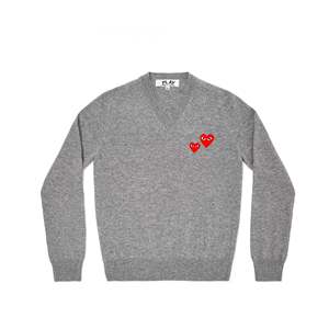 Suéter de Invierno para Hombre, Manga Corta, con Doble Corazón y Decoración Estampada, Suministro ODM - Product Image 1