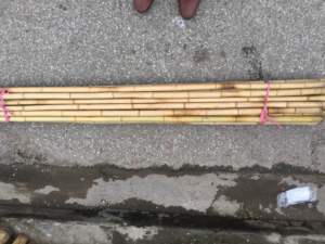 Poste recto de bambú de Vietnam para proyectos de manualidades DIY enrejado de jardín construcción y paisajismo rollo de palo de caña Natural - Product Image 2