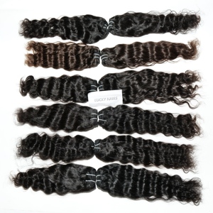 ผมต่อจากผมคนเวียดนามบริสุทธิ์ไม่พันกันผมชาวอินเดียไม่ผ่านกระบวนการ - Product Image 1