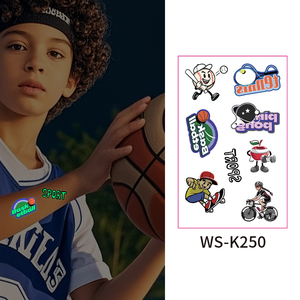 Tatuajes temporales que brillan en la oscuridad Aplicación de cuerpo de papel luminoso para actividades deportivas nocturnas para deportes al aire libre Pegatinas de tatuaje - Product Image 2