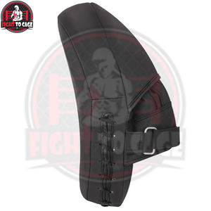 แผ่นซ้อมมวยหนังแท้ขายส่งปี 2025 - รูปทรงโค้ง ทนทานและน้ำหนักเบา สำหรับคิกบ็อกซิ่ง มวยไทย - Product Image 3