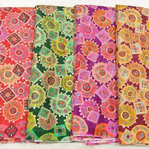 Pure Viscose Georgette saree avec Satin Blouse Femmes Indien Pakistanais Bollywood Sari Pure Viscose Chinnon Tissu avec Position - Product Image 6