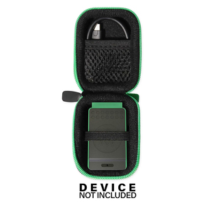 Étui GPS pour capteurs intelligents Arccos Caddie et Arccos Link (<span class=keywords><strong>noir</strong></span> avec fermeture éclair verte) - Étui uniquement - Product Image 2