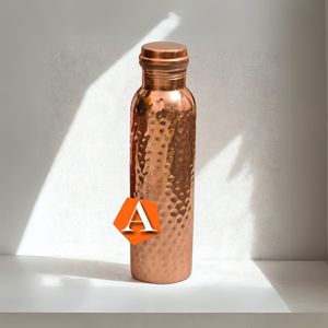 Wholesale Eco-Friendly Ayurveda Wellness Pure Copper <b>Water</b> <b>Bottle</b> Certified Health Benefits Low Price <b>Metal</b> Copper <b>Water</b> <b>Bottle</b> - Product Image 5