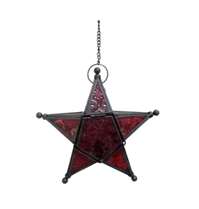 Adorno colgante de Navidad decorativo con acabado antiguo, adornos artesanales colgantes de Navidad con estructura de estrella de calidad superior a granel - Product Image 6
