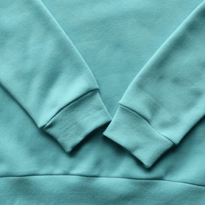 Sweat-shirt personnalisé 500 GSM en relief 100% coton épais polaire thermique surdimensionné poids lourd motif solide teint uni chaleur hivernale - Product Image 2