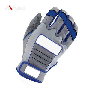 Best-seller Gants de baseball au bâton avec logo personnalisé en cuir véritable - Product Image 3
