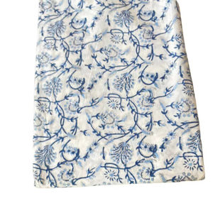Summer Floral Block Print <b>Indian</b> Cotton <b>Fabric</b> Organic Cotton Sewing <b>Fabric</b> for Dresses & Quilts for Running <b>Fabric</b> Projects - Product Image 1