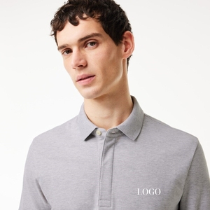 Embellecedor personalizado Impresión Cuello en V Seguridad Uniforme táctico Evento 100% Algodón 200gsm Guardia Polo Camiseta - Product Image 2