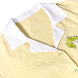 เสื้อครอปแบบแยกชิ้นและเผ็ดพิเศษเสื้อมีมุกเทียมปักลายมะนาวและกระเป๋าพริก - Product Image 2