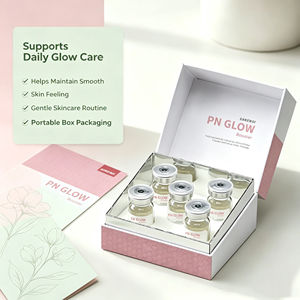 พรีเมี่ยมโกลว์ สกินแคร์ 5 มล.*5 ขวด PN‑กลูตาไธโอน คอมเพล็กซ์ สำหรับธุรกิจขายส่งผลิตภัณฑ์ความงามสำหรับร้านเสริมสวย - Product Image 3