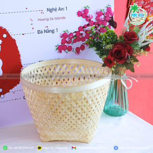 PRODUCTO DE VENTA CALIENTE Decluter su hogar con hermosas cestas de almacenamiento de bambú Exportación de Vietnam - Product Image 6