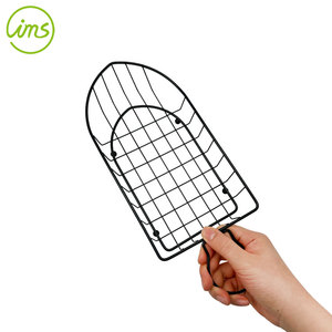 Panier de service en fil de fer long pour aliments et collations, avec poignée, vente en gros - Product Image 6