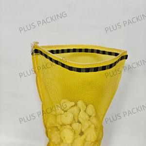 Sac à pommes de terre PP Leno Mesh écologique 50kg/50 lb pour l'agriculture bois de chauffage aubergine - Product Image 6