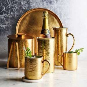Luxury Copper <b>Ice</b> <b>Bucket</b> with Vintage Hammered Design for Home Bars Single Piece with extra Premium Quality & Material - Product Image 4